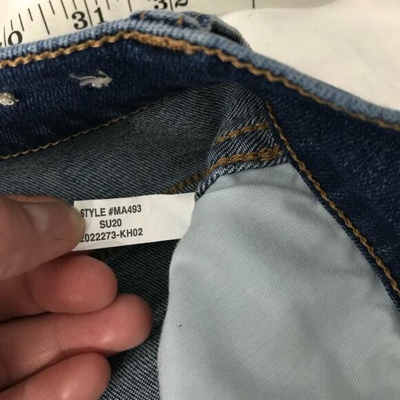 Madewell 10" High-Rise Roadtripper Supersoft Skinny Mid Wash Blue Jeans Size 29 - Picture 5 of 7